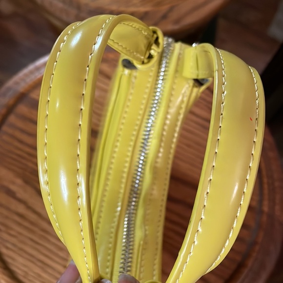 Zara Vibrant Yellow Mini Bag with Silver hardware - Picture 4 of 6